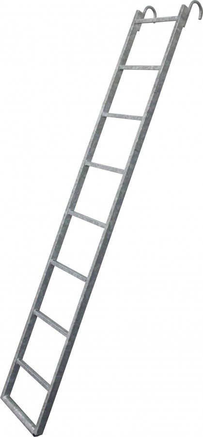 plettac distribution - Internal Steel Ladder with Hooks